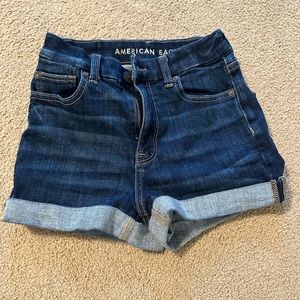 american eagle jean shorts size 0